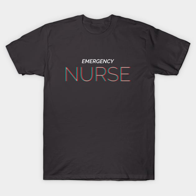 Emergency Nurse T-Shirt by ValentinoVergan